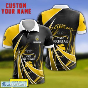 Stade Rochelais Personalized Name 3D Polo Shirt Gift For Sport Golf Lover Product Photo 1