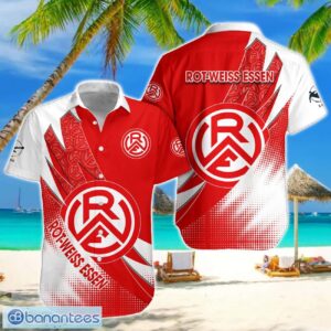 Rot-Weiss Essen Team Logo 3D Hawaiian Shirt For Fans Product Photo 1