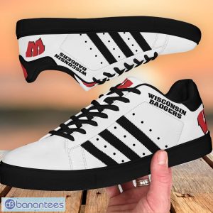 Wisconsin Badgers Football Low Top Skate Shoes Stan Smith Shoes Product Photo 4