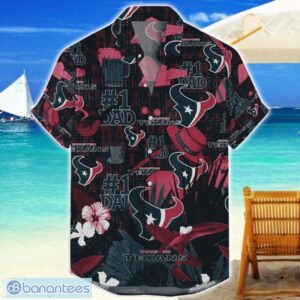 Houston Texans Hawaiian Shirt Father’s Day Gift For Dad Grandpa NFL Team Product Photo 1