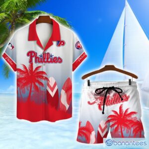 Philadelphia Phillies MLB Summer Tropical Coconut Hawaiian Shirt And Shorts beach Lover Gift Product Photo 1