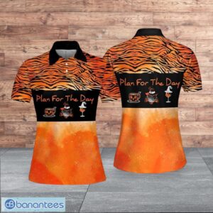 Plan For The Day Halloween Custom Orange For Women Polo Shirt Product Photo 1