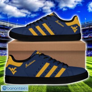 West Virginia Mountaineers Football Low Top Skate Shoes Fans Sneakers Men Women Gift Product Photo 3