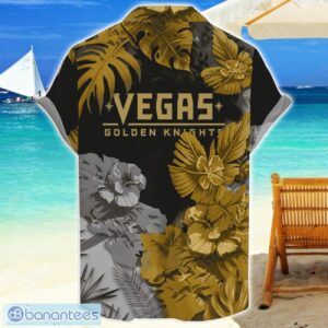 Vegas Golden Knights Skull Flower Hawaiian Shirt NHL Halloween Gift For Sports Fans Product Photo 2