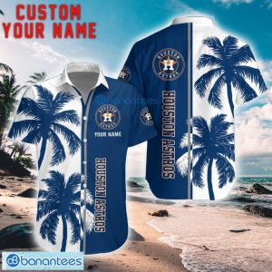 Houston Astros Coconut Pattern Hawaiian Shirt And Shorts Personalized Name Unique Gift For Summer Product Photo 1