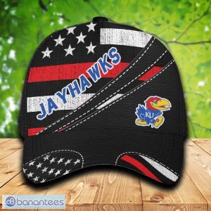Kansas Jayhawks 3D Hat And Cap All Over Print Pattern Flag For Men Women Fans - Kansas Jayhawks 3D Hat Cap Flag Print For Fans_1