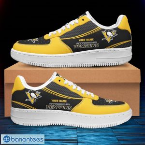Pittsburgh Penguins NHL Personalized New AirForce 1 Sneakers Gift For Fan Product Photo 2