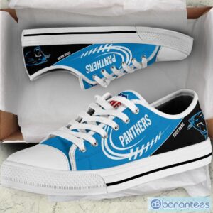 Custom Name Carolina Panthers Low Top Shoes For Fans Sport Product Photo 4