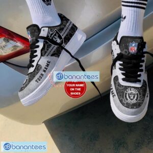 Las Vegas Raiders Personalized Air Force 1 Shoes Gift For Fans Father's Day Gift Product Photo 1