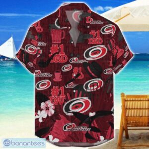 Carolina Hurricanes Hawaiian Shirt Father’s Day Gift For Dad Grandpa NHL Team Product Photo 1