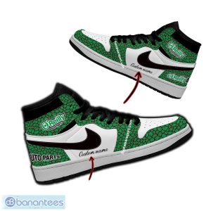 O'Reilly Auto Parts Air Jordan Hightop Shoes Personalized Crocodile Skin Pattern All Over Print - O'Reilly Auto Parts Air Jordan Hightop Shoes Personalized Design 2