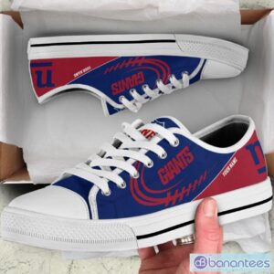 Custom Name New York Giants Low Top Shoes For Fans Sport Product Photo 4