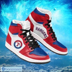 MLB Texas Rangers Custom Legendary Footwear Air Jordan Hightop Shoes Product Photo 1