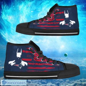 New England Patriots Custom Batman Style High Top Shoes Product Photo 1