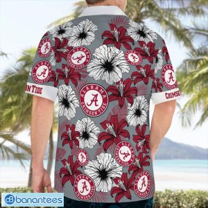 Alabama Crimson Tide Flower 3D Hawaiian Shirt All Over Printed Beach Shirt Product Photo 4