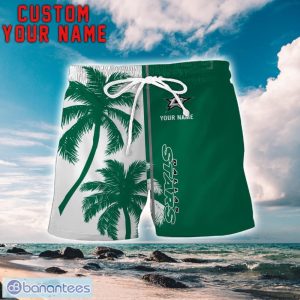 Dallas Stars Coconut Pattern Hawaiian Shirt And Shorts Personalized Name Unique Gift For Summer Product Photo 2