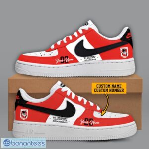 St. George Illawarra Dragons NRL Custom Name And Number Personalized Air Force 1 Sneaker Product Photo 1