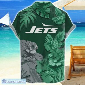 New York Jets Skull Flower Hawaiian Shirt NFL Halloween Gift For Sports Fans Product Photo 2
