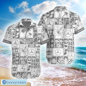 Mercedes Benz Combo Hawaiian Shirt Short For Men Women Vintage Fans - Mercedes_Benz 3D Hawaiian Shirt And Short Set Mens_1