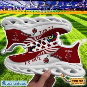 FC Metz Max Soul Shoes Personalized Name Sneakers For Fans Product Photo 1