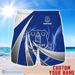 Everton F.C Personalized Name 3D Beach Short Summer Gift Ideas Product Photo 1