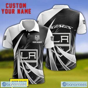 Los Angeles Kings Personalized Name 3D Polo Shirt Gift For Sport Golf Lover Product Photo 1