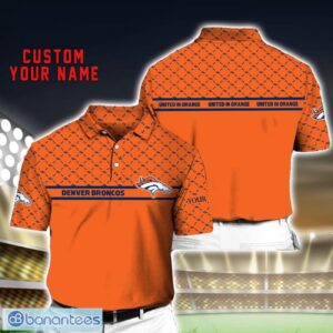 NFL Denver Broncos Polo Shirt Custom Name Football Fans Gift Product Photo 1