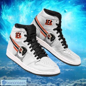 NFL Cincinnati Bengals Custom Jack Skellington Printing Air Jordan Hightop Shoes Product Photo 1