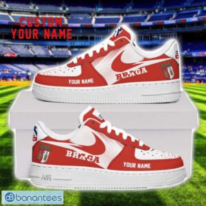 SC Braga Air Force Shoes Sneakers For Men Women Gift Custom Name Product Photo 1