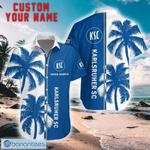 Karlsruher SC Coconut Pattern Hawaiian Shirt And Shorts Personalized Name Unique Gift For Summer Product Photo 1