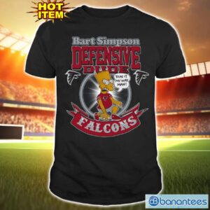 NFL Atlanta Falcons Bart Simpson Defensive Dude T Shirt For Fans Product Photo 1