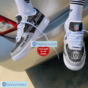 Las Vegas Raiders Personalized Air Force 1 Shoes Gift For Fans Father's Day Gift Product Photo 2