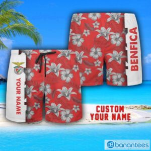 Benfica Tropical Combo Hawaiian Shirt And Shorts Personalized Name For Fans Product Photo 3
