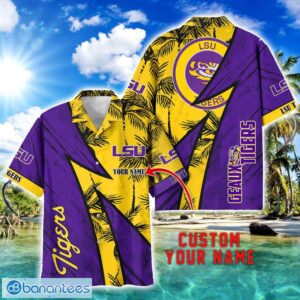LSU TIGERS AOP Hawaiian Shirt Beach Summer Shirt Personalized Name For fans Product Photo 1