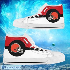 Cincinnati Bengals Bright Colours Logo High Top Shoes Product Photo 2