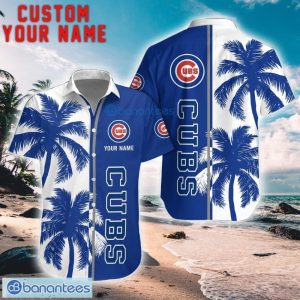 Chicago Cubs Coconut Pattern Hawaiian Shirt And Shorts Personalized Name Unique Gift For Summer Product Photo 1