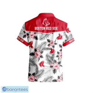 Boston Red Sox Tropical Floral Logo Hawaiian Shirt Product Photo 3