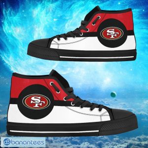 San Francisco 49ers Bright Colours Logo High Top Shoes Product Photo 1