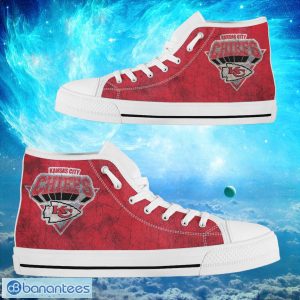 Kansas City Chiefs Custom Simple Logo High Top Shoes Product Photo 2