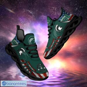 NCAA Michigan State Spartans Design Logo & America Flag Gift For Fans Max Shoes Product Photo 1