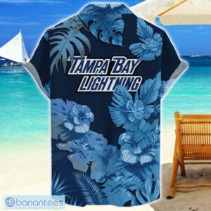 Tampa Bay Lightning Skull Flower Hawaiian Shirt NHL Halloween Gift For Sports Fans Product Photo 2