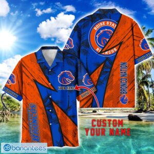 Boise State Broncos AOP Hawaiian Shirt Beach Summer Shirt Personalized Name For fans Product Photo 1