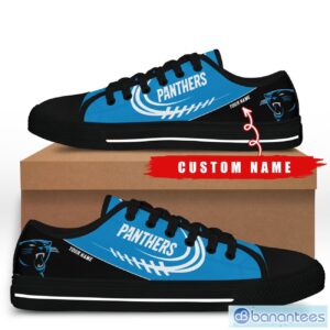 Custom Name Carolina Panthers Low Top Shoes For Fans Sport Product Photo 3