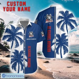 Kassel Huskies Coconut Pattern Hawaiian Shirt And Shorts Personalized Name Unique Gift For Summer Product Photo 1