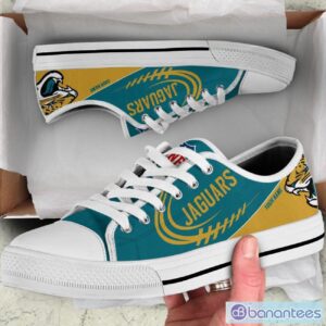 Custom Name Jacksonville Jaguars Low Top Shoes For Fans Sport Product Photo 4