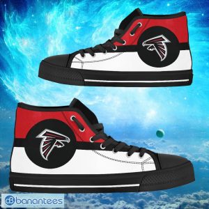 Atlanta Falcons Bright Colours Logo High Top Shoes Product Photo 1
