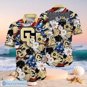 NCAA Colorado Buffaloes Design Logo Gift For Fan Independence Day Hawaii Shirt Full Over Print Product Photo 1