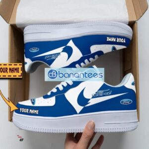 Ford Air Force Shoes Custom Name Gift For Fans AF1 Sneakers Product Photo 1