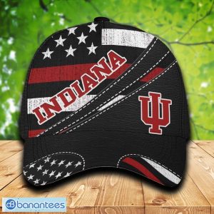 Indiana Hoosiers 3D Hat And Cap All Over Print Pattern Flag For Men Women Fans - Indiana Hoosiers 3D Hat Cap Flag Print For Fans_1