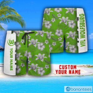 VfL Wolfsburg Tropical Combo Hawaiian Shirt And Shorts Personalized Name For Fans Product Photo 3